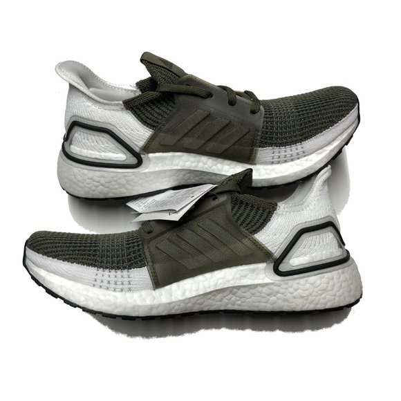 adidas Ultraboost 19 Raw Khaki / Black Mens Shoes - Picture 3 of 6